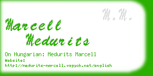 marcell medurits business card